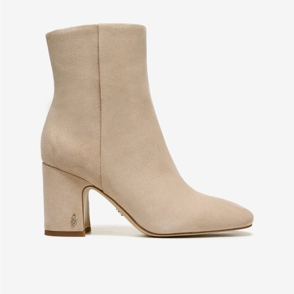 Sam Edelman Fawn Ankle Booties in Warm Oat (Size 7.5) - Picture 3 of 9